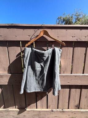 🎉NWT🎉 a new day Gray Wool-Texture Skirt